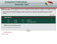 Tablet Screenshot of efg-zoar.de